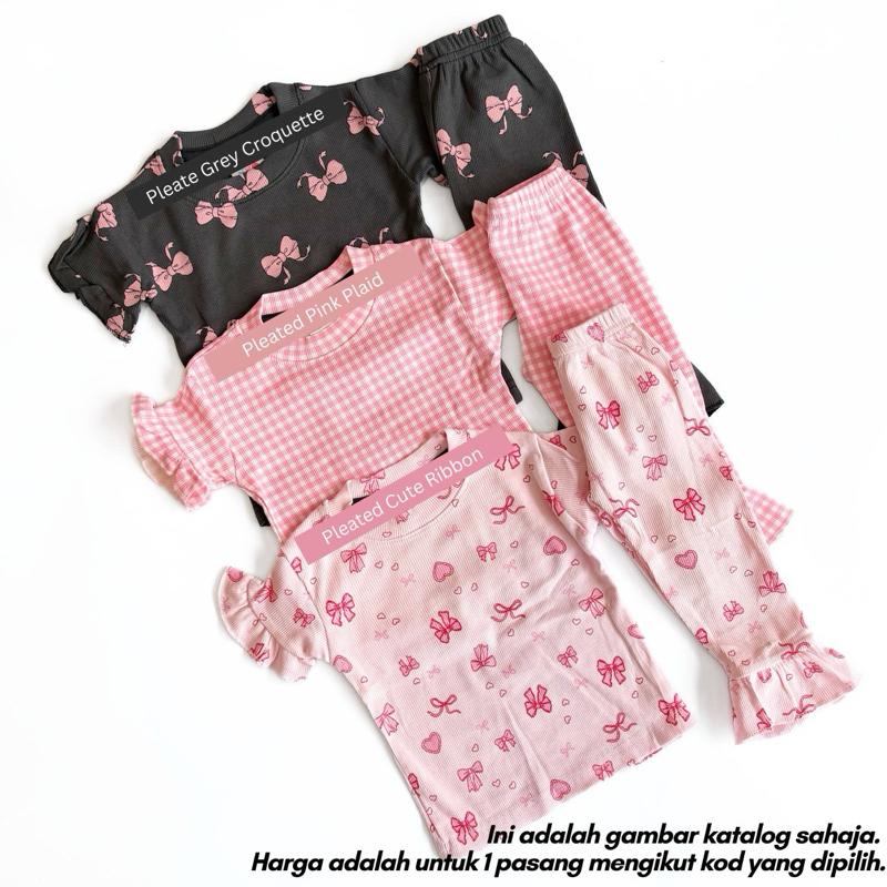 [8M-3Y] SUGAR DOLL SET BABYGIRL - BAJU JALAN/BAJU SIANG (1 PAIR ONLY) ALBUM 1