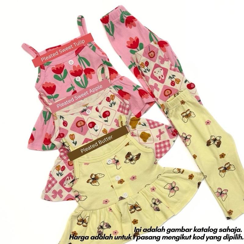 Mini Doll cotton baby set, Pleated Butter design