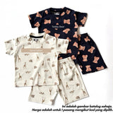 Toddler boy cotton playset, Sand Safari design