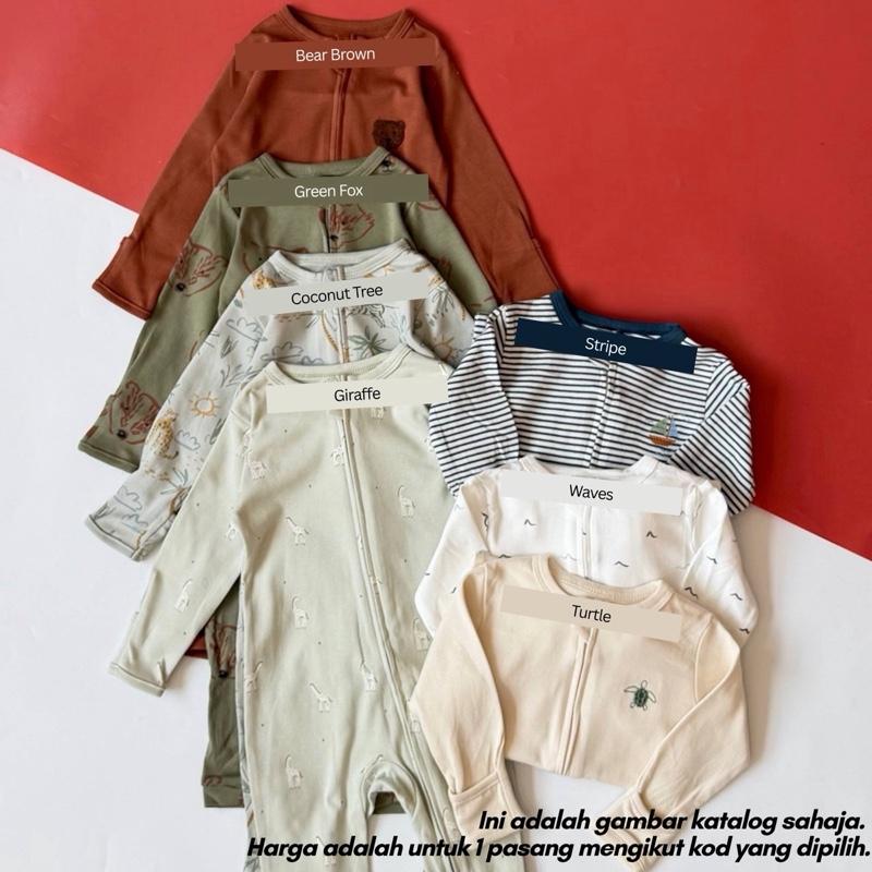 Mapas cotton footless baby jumpsuit 6-9M, Turtle design