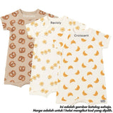 Tencel baby jumper 12M, Pretzels design