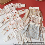 Tencel newborn baby jumpsuit 1M, Lamb design