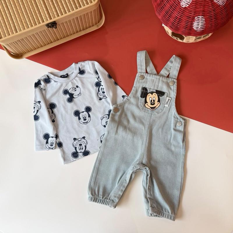 Baby boy dungaree in blue, overall baby lelaki