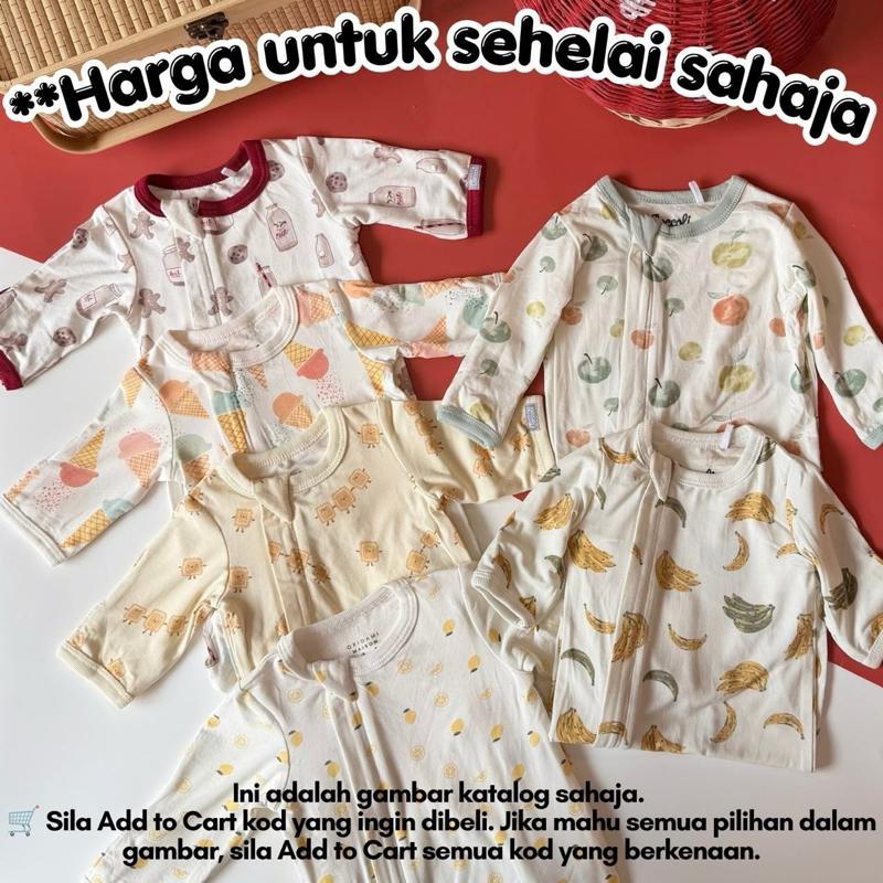 Tencel baby sleepsuit, 9 months, baju tidur baby