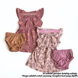 Baby girl cotton dress, Sweet Floral design