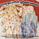 Pekkle cotton baby sleepsuit with socks, baju tidur baby