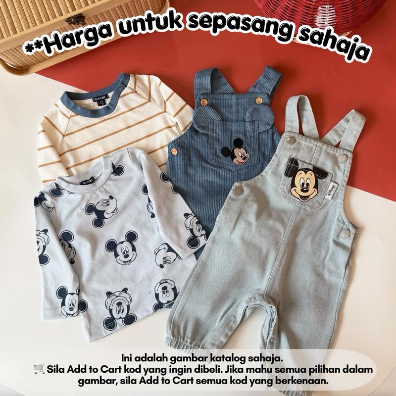 Baby boy dungaree in blue, overall baby lelaki