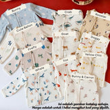 Tencel baby sleepsuit 12M, Yellow Chic design