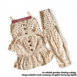 [9/12M-3/4Y] SINGLET SET BABYGIRL - (AFRIDA)