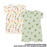 Tencel newborn baby jumper 1M, Carrot design