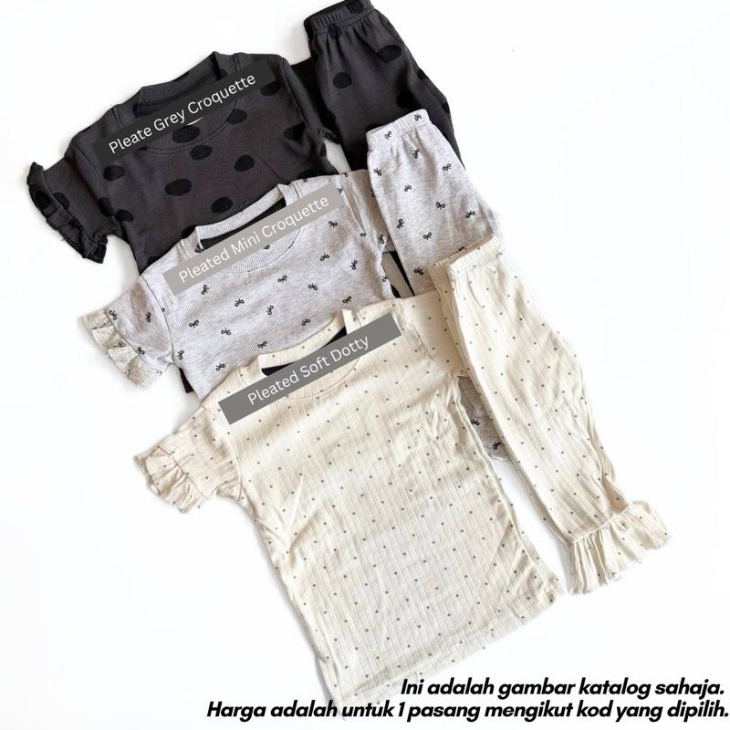 [8M-3Y] SUGAR DOLL SET BABYGIRL - BAJU JALAN/BAJU SIANG (1 PAIR ONLY) ALBUM 1