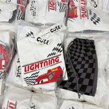 Lightning Black cotton playset for kids, baju jalan budak, Tiny Dreamers Malaysia