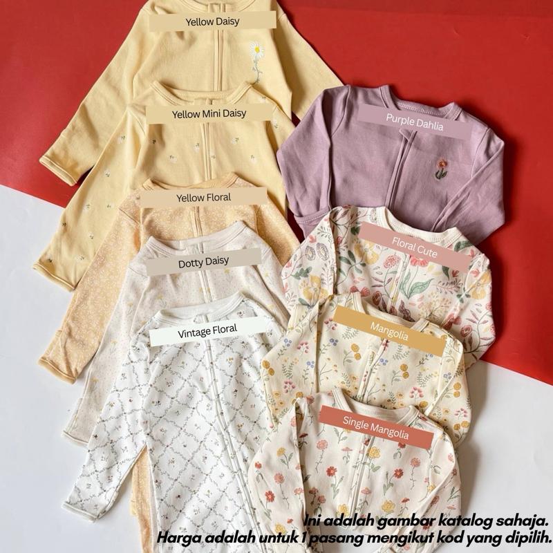 Mapas cotton footless baby jumpsuit 6-9M, Tiny Dreamers Malaysia
