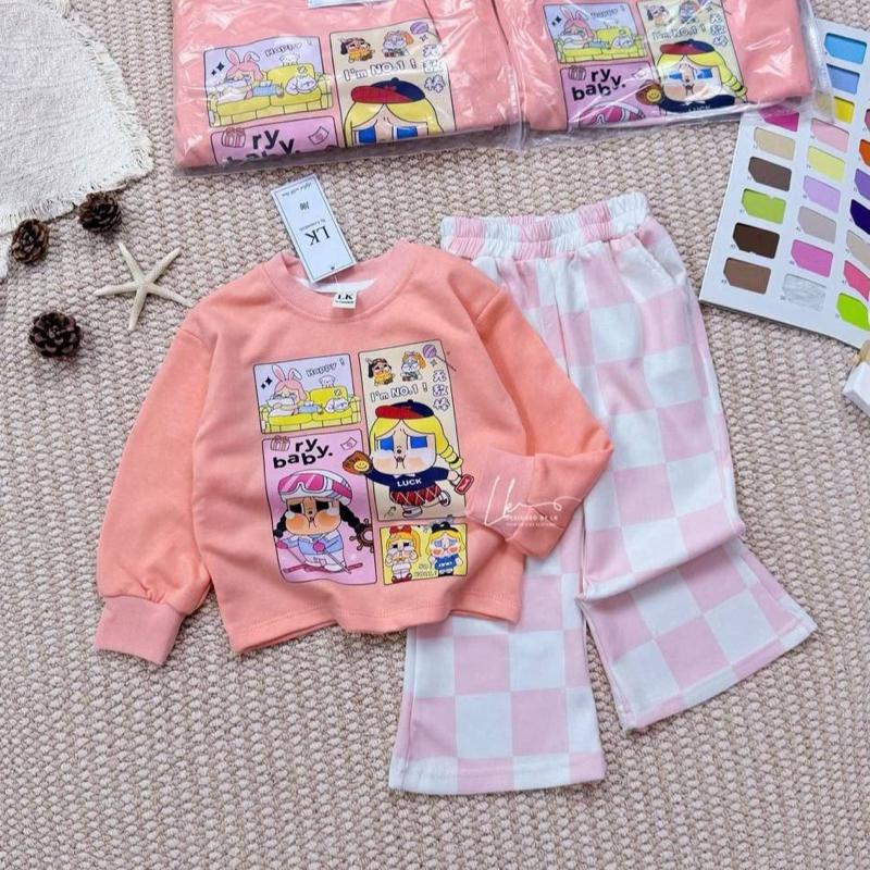 [2Y-11Y] KIDS SWEATSHIRT SET CRY BABY