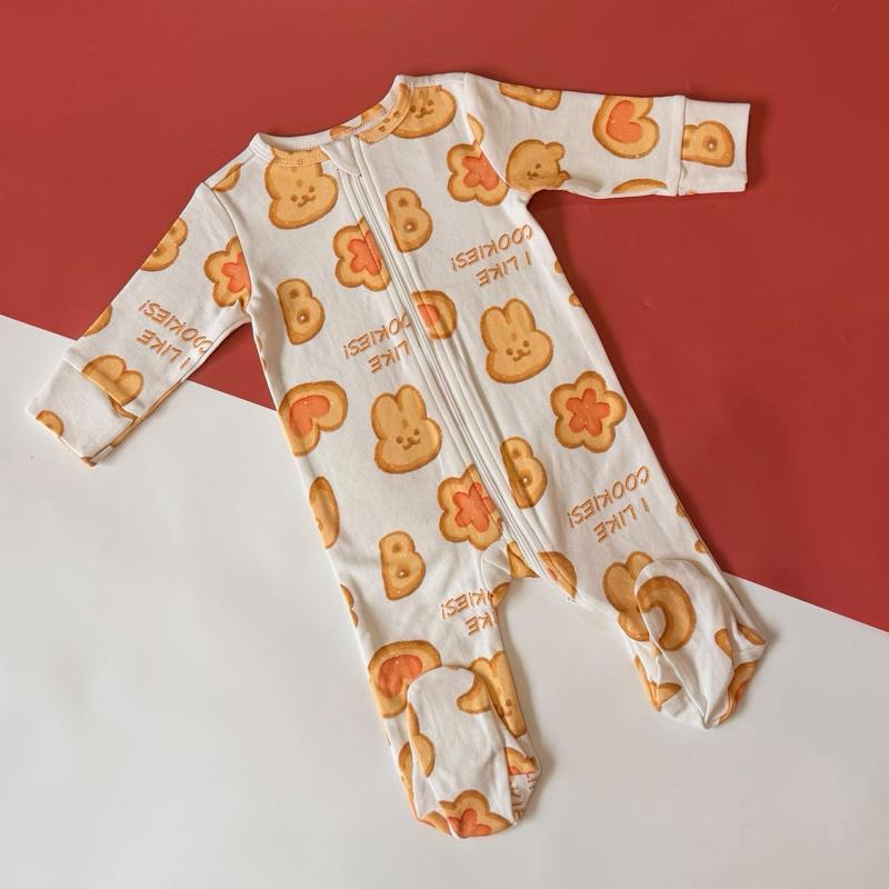 Pekkle cotton baby sleepsuit with socks, Tiny Dreamers Malaysia