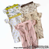 Mapas 100% cotton baby jumper 0-3M, Green Dino design