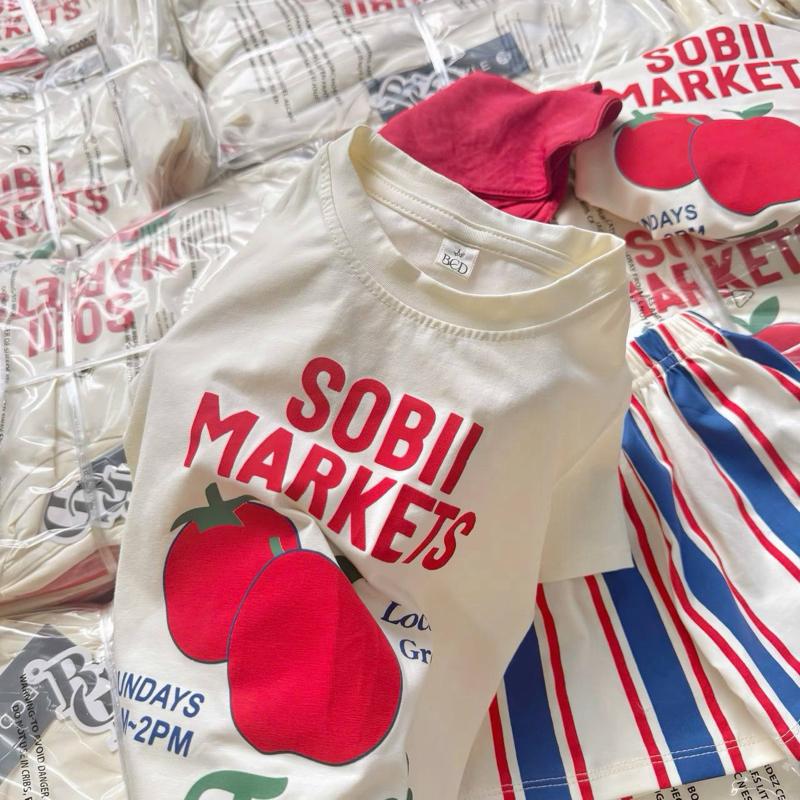 [1Y-7Y] Kids Playset Baju Jalan Cotton Sobii Market