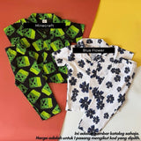 Kids 100% Cotton Button Pyjamas Set (2Y–12Y) | Baju Tidur Budak