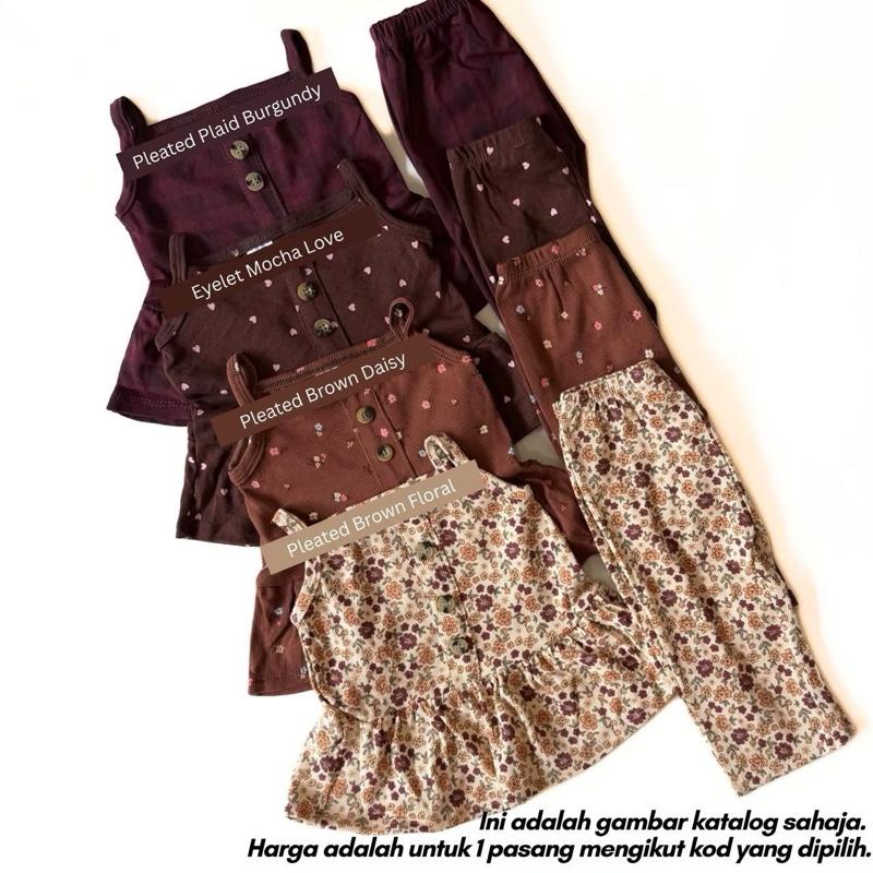 [9/12M-3/4Y] SINGLET SET BABYGIRL - (AFRIDA)
