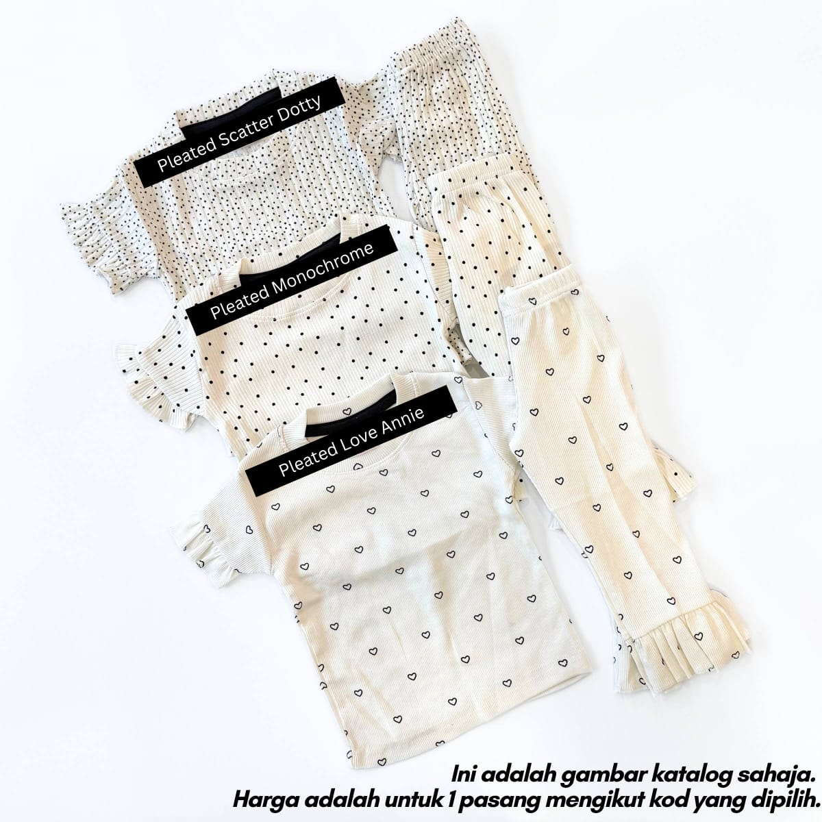 [8M-3Y] SUGAR DOLL SET BABYGIRL - BAJU JALAN/BAJU SIANG (1 PAIR ONLY) ALBUM 2