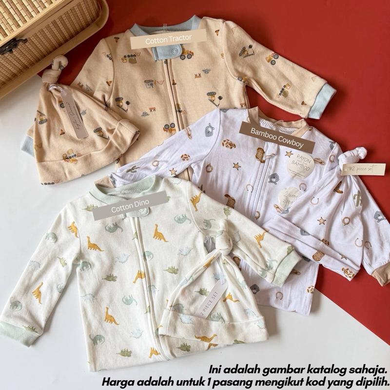 Baby sleepsuit with socks and headband, Tiny Dreamers Malaysia
