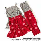 [9/12M-3/4Y] SINGLET SET BABYGIRL - (AFRIDA)