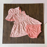 Baby girl 3-in-1 sleeveless dress set, Love Apple design
