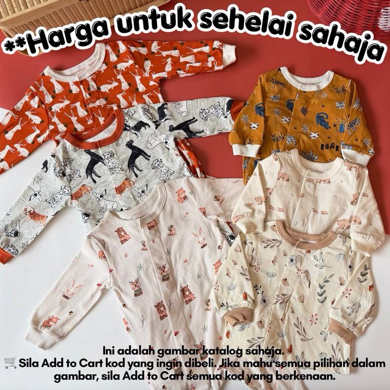 Magnetic baby sleepsuit 9-12 months, baju tidur baby