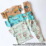 Baby cotton pyjamas set, Dino Builder design