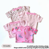 Mapas 100% cotton baby jumper 6-9M, Pink Rainbow Unicorn design