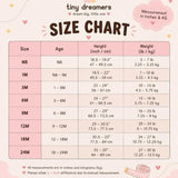 Magnetic baby sleepsuit premature size, magnetic baju tidur baby, Tiny Dreamers Malaysia