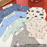 Tencel baby sleepsuit 9M, Jeep design