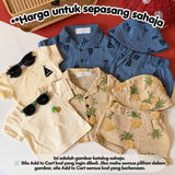 Baby boy 4-in-1 casual set, baju set baby lelaki