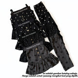 [9/12M-3/4Y] SINGLET SET BABYGIRL - (AFRIDA)