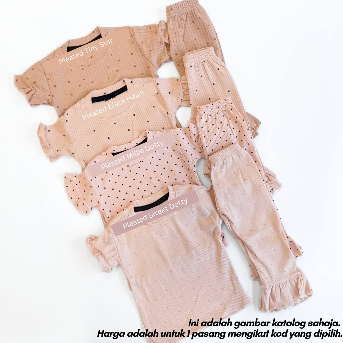 [8M-3Y] SUGAR DOLL SET BABYGIRL - BAJU JALAN/BAJU SIANG (1 PAIR ONLY) ALBUM 2