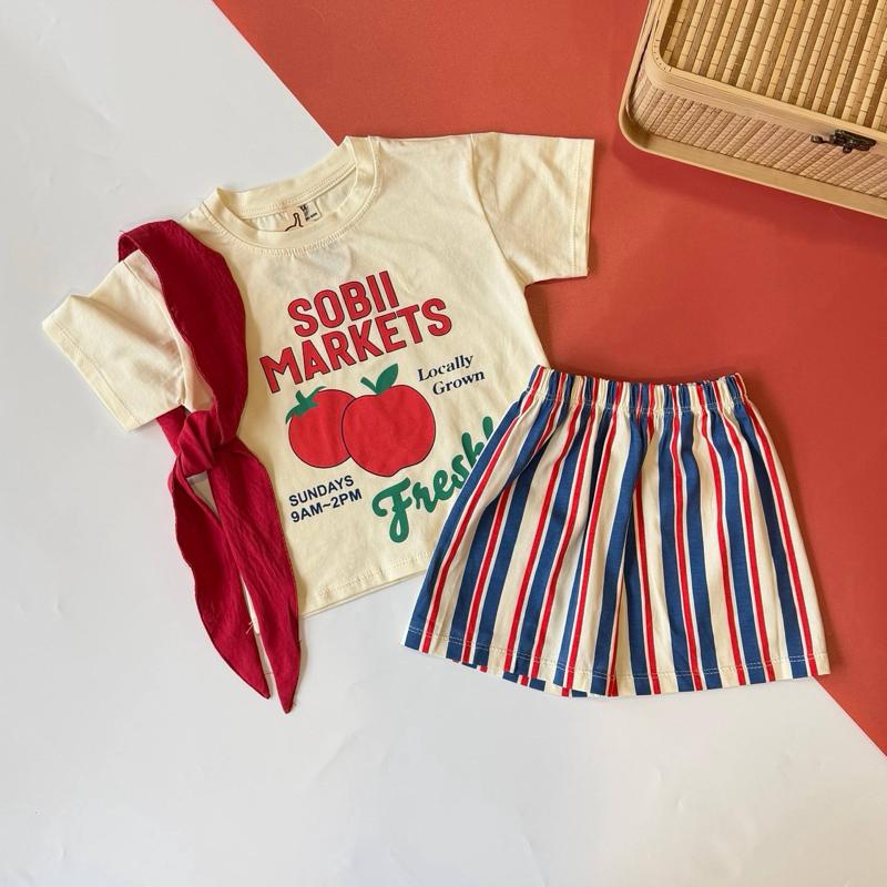 [1Y-7Y] Kids Playset Baju Jalan Cotton Sobii Market