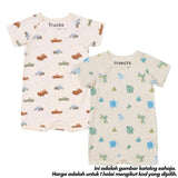 Tencel baby jumper 6M, Trucks design