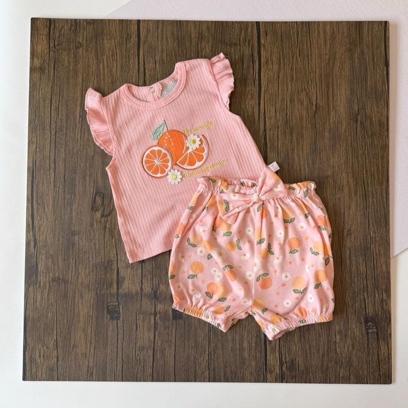 Baby girl 2-in-1 shirt set with pants, 9-24 months