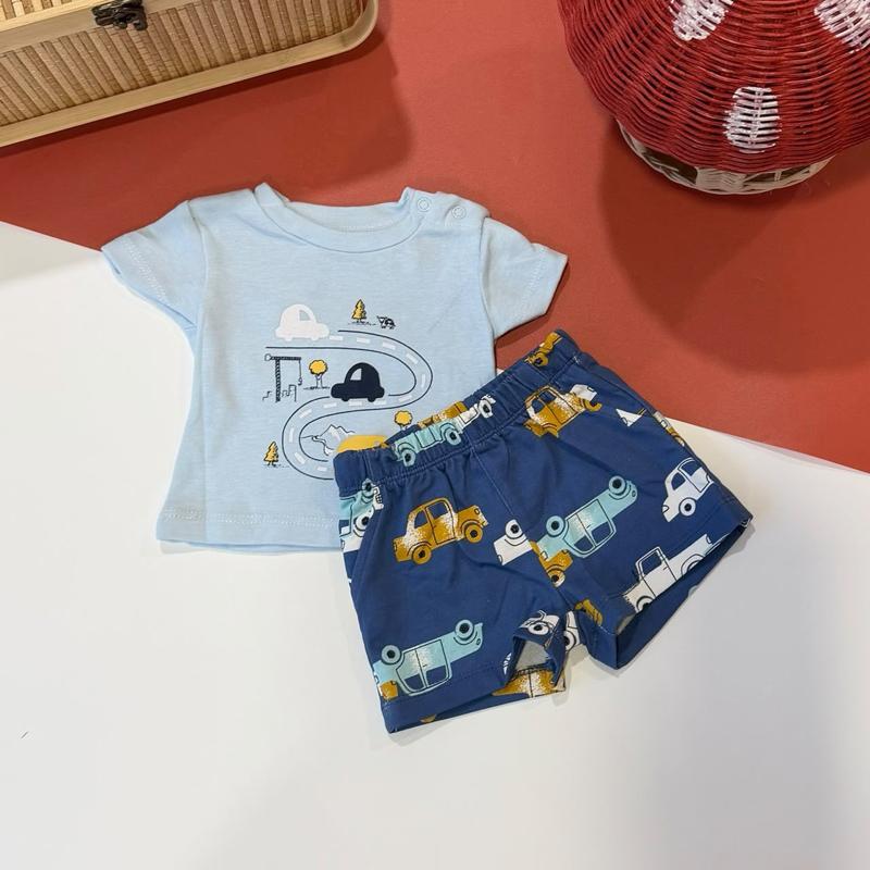 Baby boy cotton casual set, Tiny Dreamers Malaysia