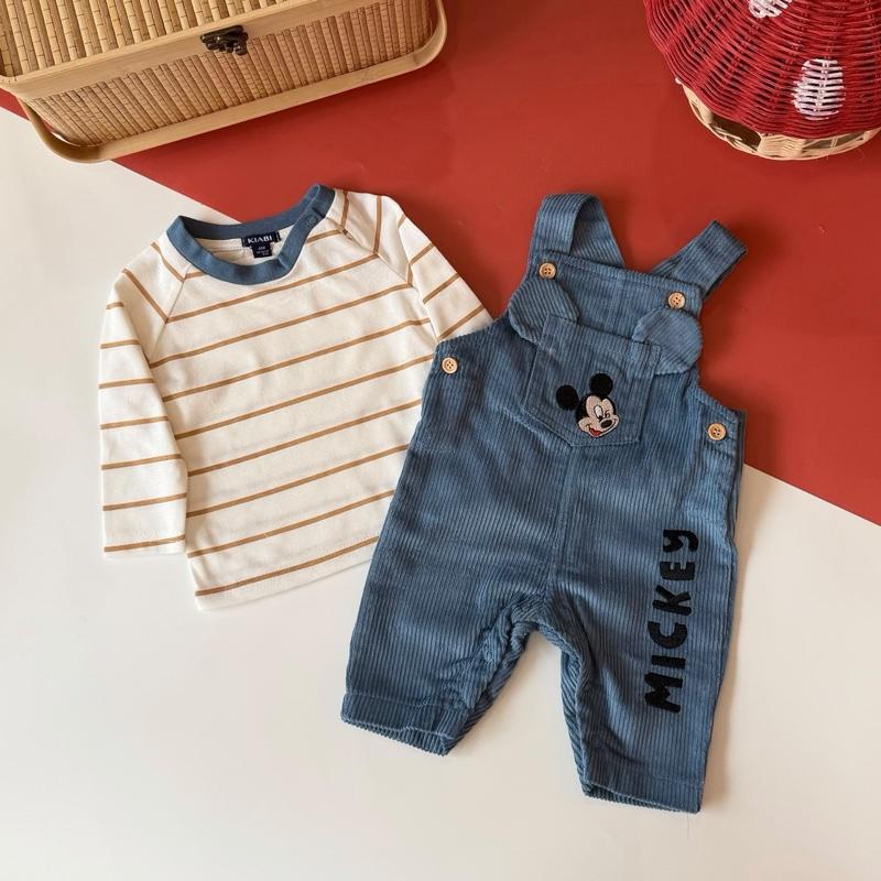 Baby boy dungaree, Dark Blue design