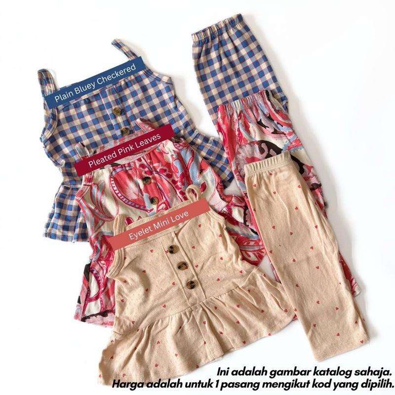 [9/12M-3/4Y] SINGLET SET BABYGIRL - (AFRIDA)