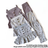 [9/12M-3/4Y] SINGLET SET BABYGIRL - (AFRIDA)