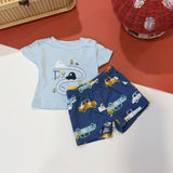 Baby boy cotton casual set, Car design