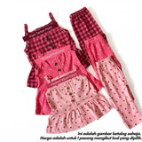 [9/12M-3/4Y] SINGLET SET BABYGIRL - (AFRIDA)