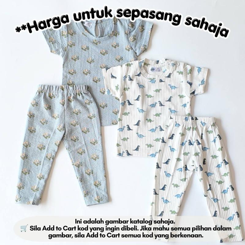 Baby pyjamas set, baju tidur baby