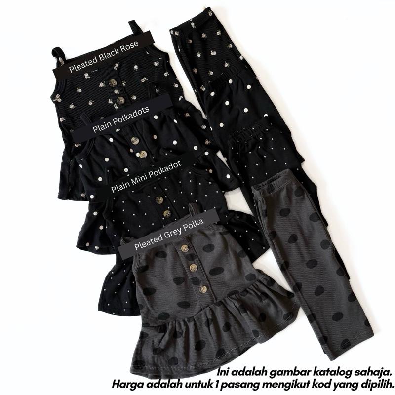 [9/12M-3/4Y] SINGLET SET BABYGIRL - (AFRIDA)